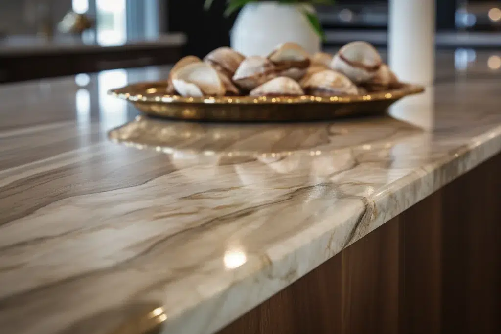 עמידה לכתמים, שיש גטניו, שיש ירוק לסביבה, חיפויים