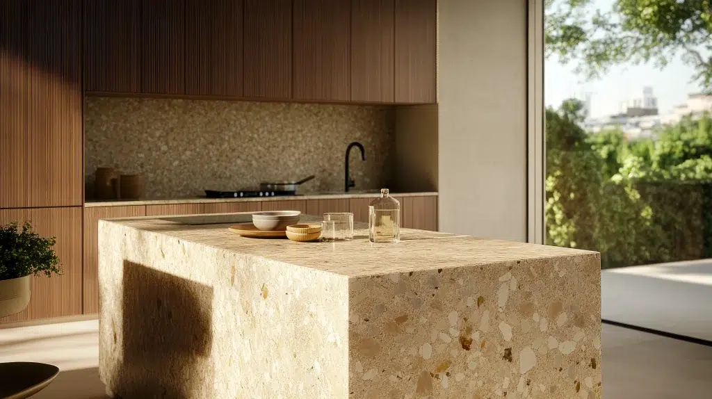 נאוליט למטבח, משטח סינטר, גרניט טבעי, אבן קיסר